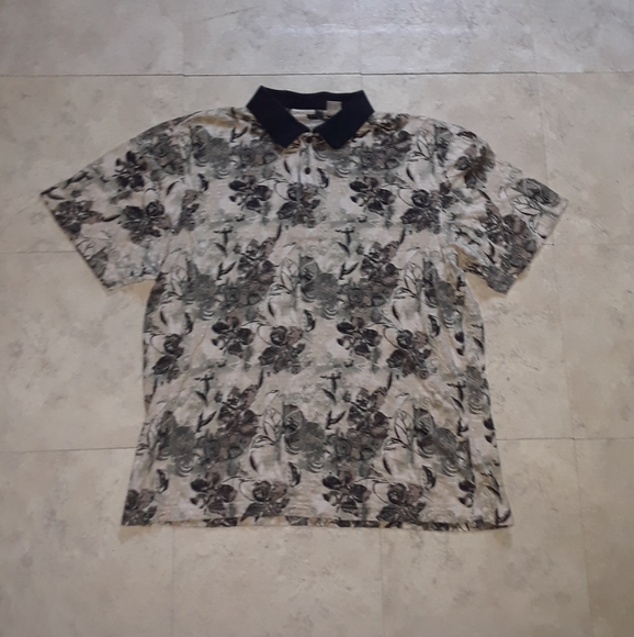 natural issue Other - Flower polo shirt
